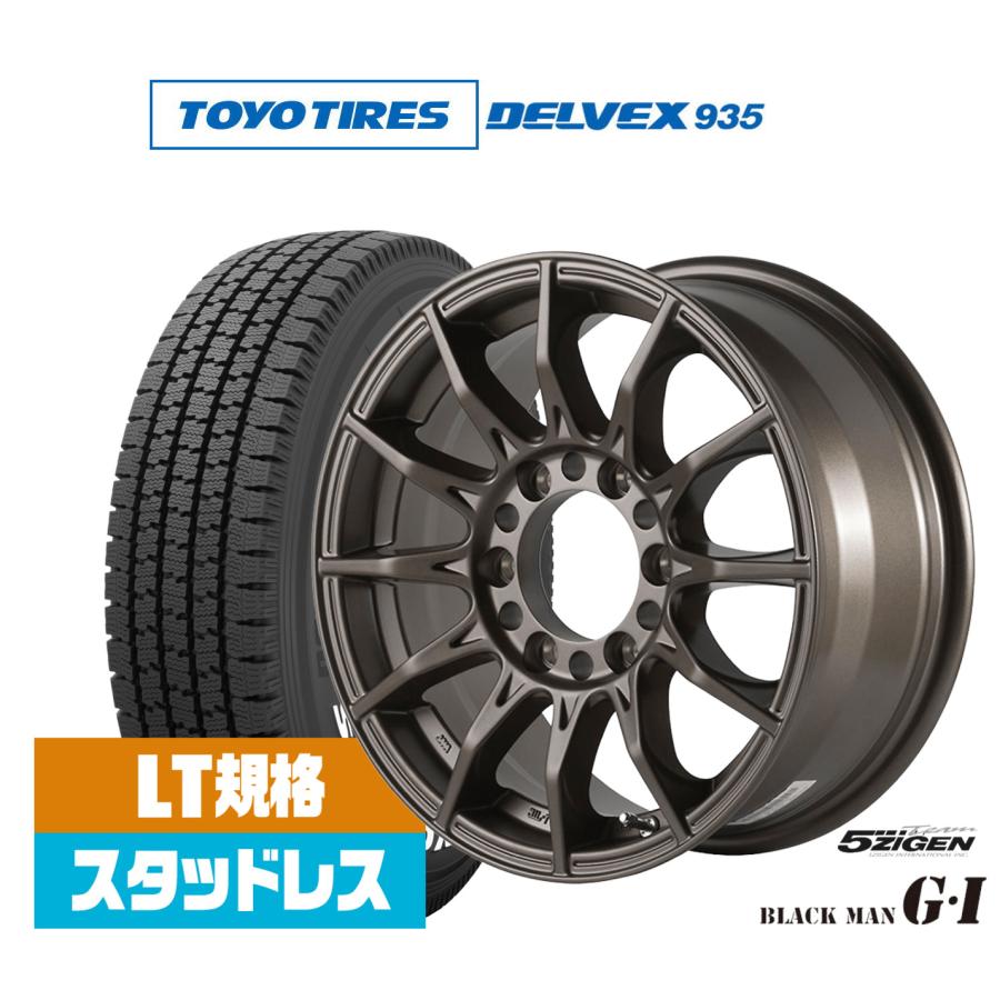 5ZIGEN スタッドレスタイヤ ホイール4本セット ゴジゲン ブラックマン 