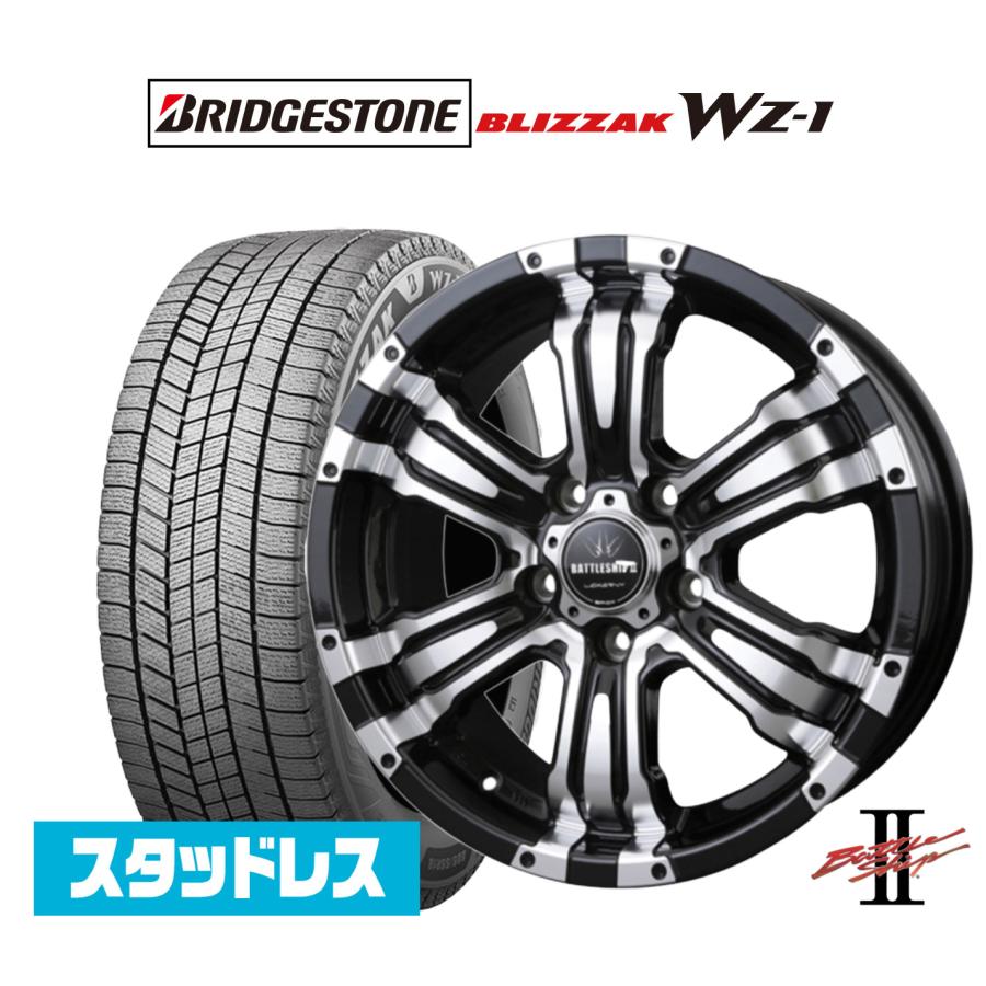 ロクサーニ スタッドレスタイヤ ホイール4本セット BADX バトルシップ 