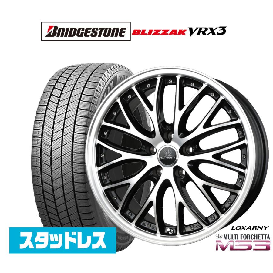 ロクサーニ スタッドレスタイヤ ホイール4本セット BADX マルチ