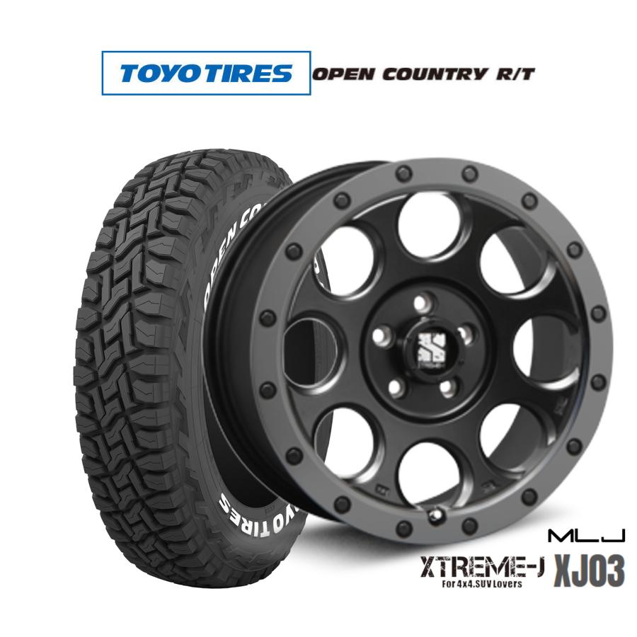 オープンカントリーR/T XTREME-J XJ03　ホイール4本セット オフロードタイヤ ホイール4本セット MLJ エクストリーム XJ03