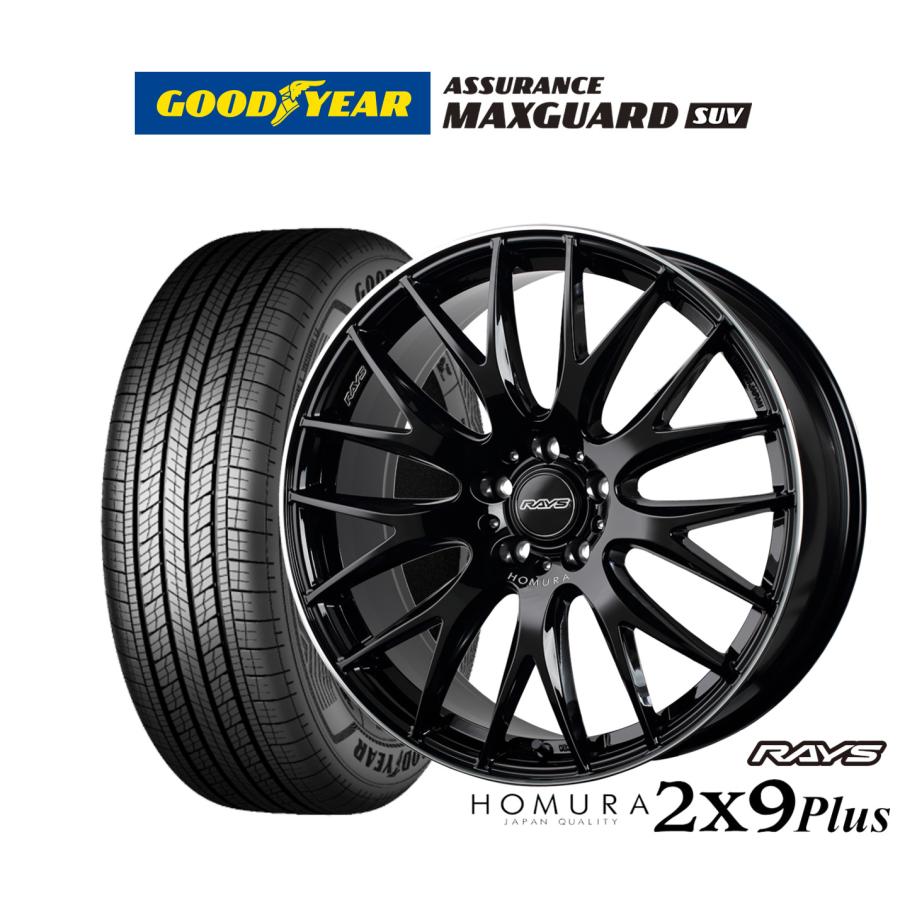 日本製RAYS HOMURA 19インチホイール& GOOD YEAR 245/35R19ラジアル