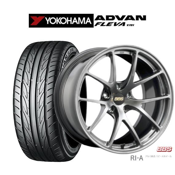 シュテルンBBSホイール&ヨコハマアドバンフレバタイヤ4本set BBS サマータイヤ ホイール4本セット BBS JAPAN RI-A ヨコハマ ADVAN