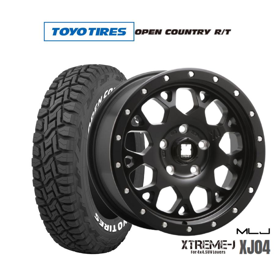ゆっちさん専用・XTREME-J OPEN COUNTRY A/T EX ４ オフロードタイヤ ホイール4本セット MLJ エクストリーム XJ04
