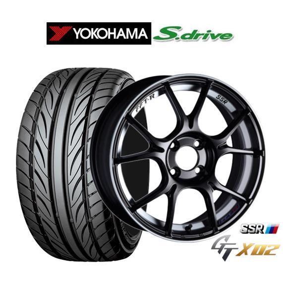 SSR サマータイヤ ホイール4本セット タナベ SSR GT X02 ヨコハマ DNA 