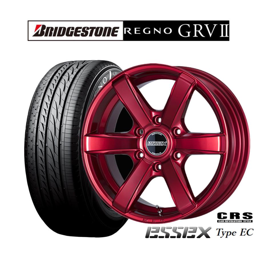 オンライン新製品販売 通販 レグノ ホイール4本セット ブリヂストン サマータイヤ カーポートマルゼン エセックス Regno Paypayモール Grvii Grv2 Essex Ec 18 Crs 225 50r18 安い 取扱 店 Richebois Ma