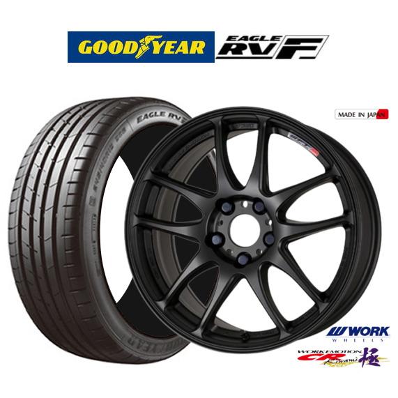 サマータイヤ 夏タイヤ ホイールセット ホイール4本セット Rv F Rvf ワーク エモーション Cr