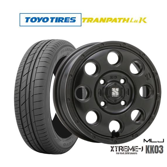 サマータイヤ ホイール4本セット MLJ エクストリーム KK03 トーヨータイヤ トランパス LuK 165/55R15