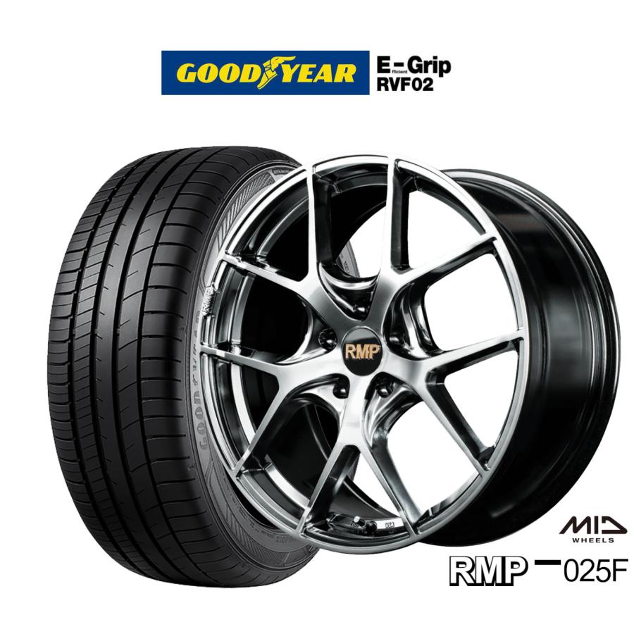 サマータイヤ ホイール4本セット MID RMP 025F グッドイヤー エフィ  