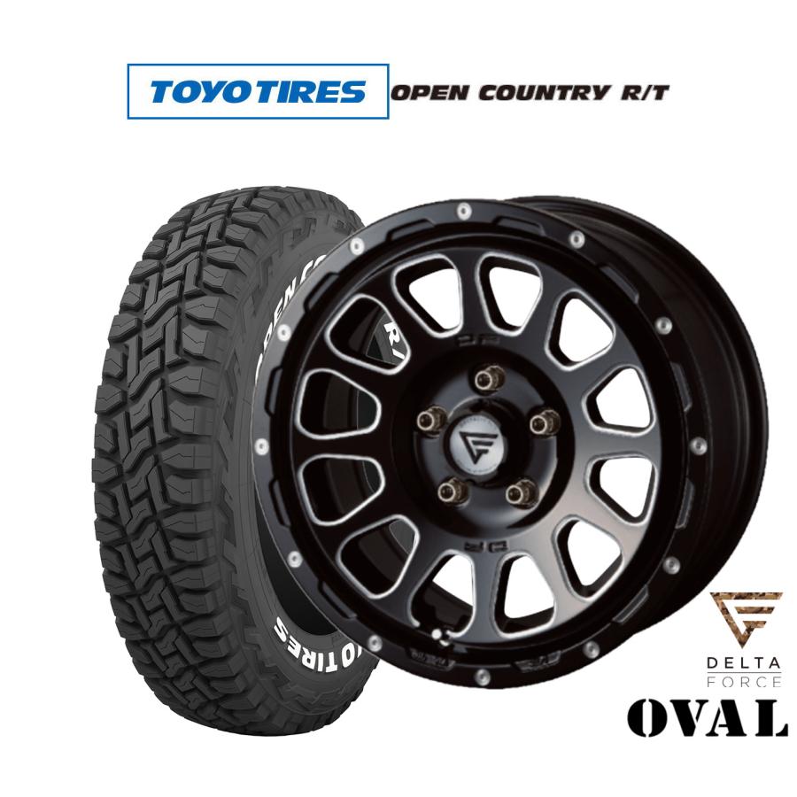 オフロードタイヤ ホイール4本セット FORCE デルタフォース OVAL