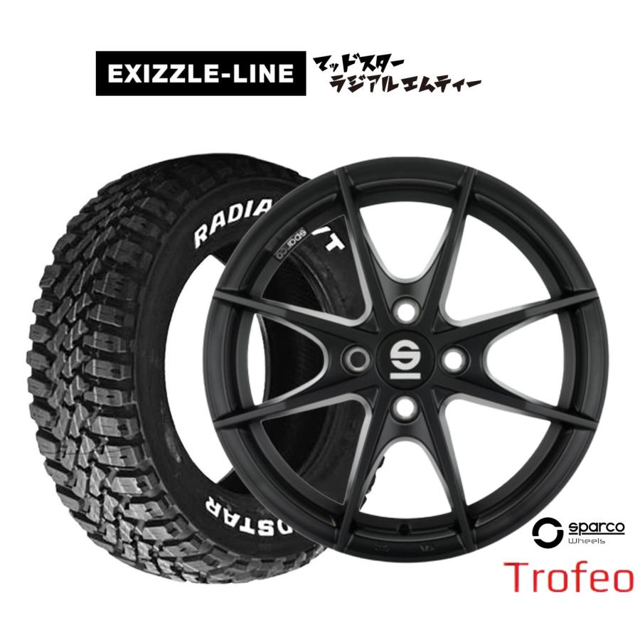 サマータイヤ ホイール4本セット OZ スパルコ sparco TROFEO 