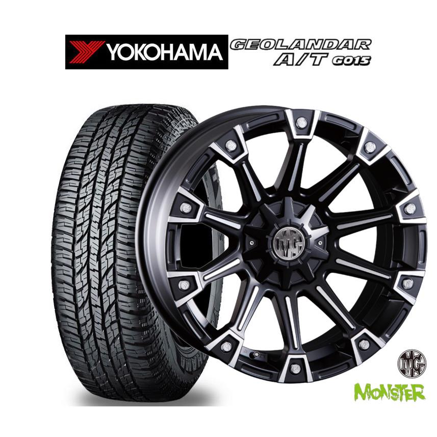 サマータイヤ ホイール4本セット クリムソン MG モンスター ヨコハマ  