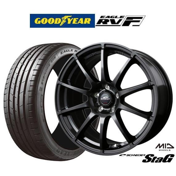 シュナイダー サマータイヤ ホイール4本セット MID スタッグ 