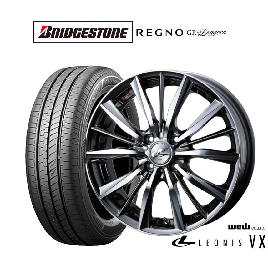 サマータイヤ ホイール4本セット ウェッズ レオニス VX ブリヂストン REGNO レグノ GR-レジェーラ 165/55R15