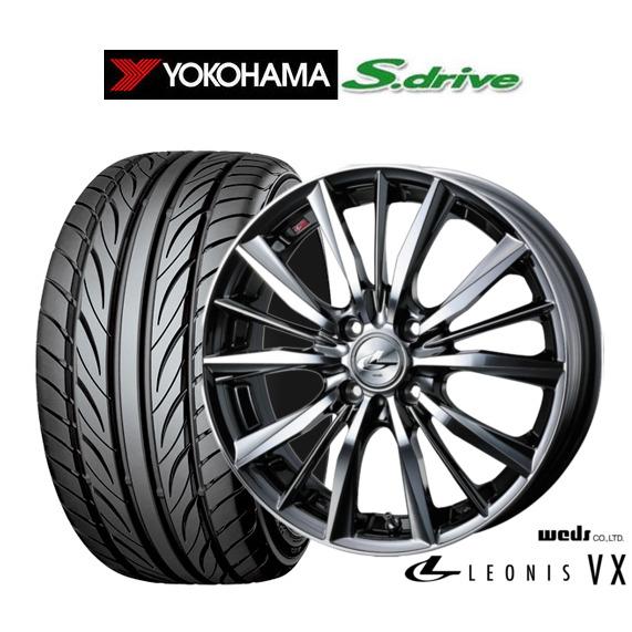サマータイヤ ホイール4本セット ウェッズ レオニス VX ヨコハマ DNA S.drive ドライブ (ES03/ES03N) 165/45R16