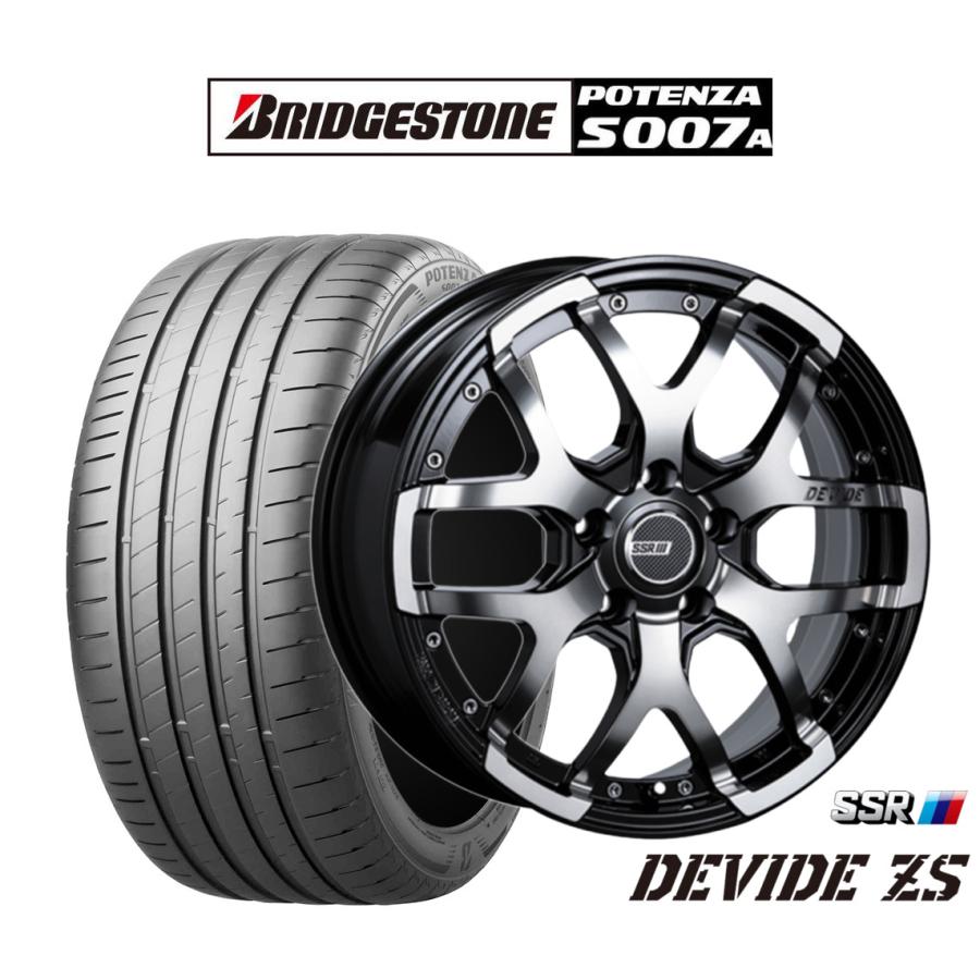 SSR サマータイヤ ホイール4本セット タナベ ディバイド ZS 