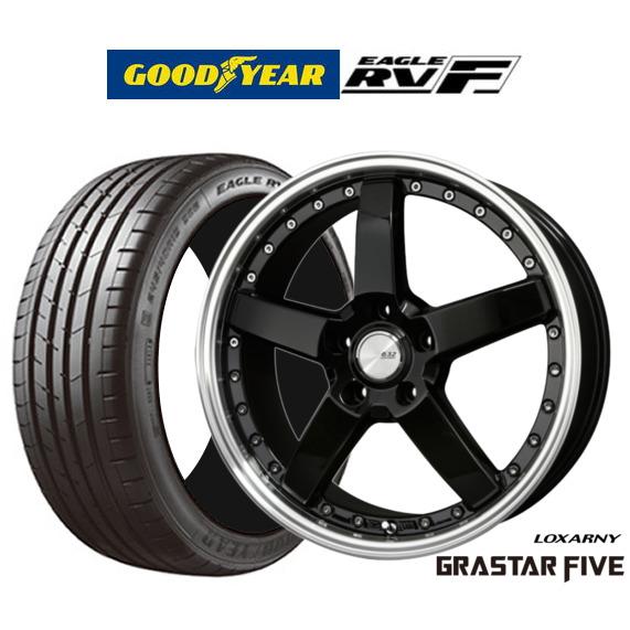 サマータイヤ ホイール4本セット BADX ロクサーニ グラスターファイブ  