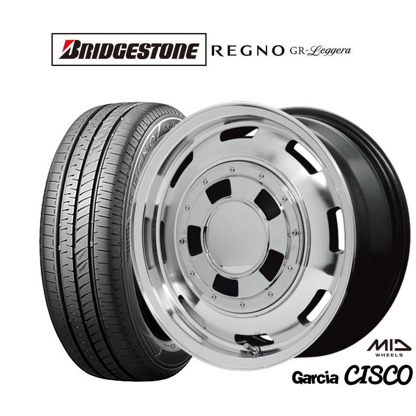 サマータイヤ ホイール4本セット MID ガルシア シスコ ブリヂストン REGNO レグノ GR-レジェーラ 165/55R15
