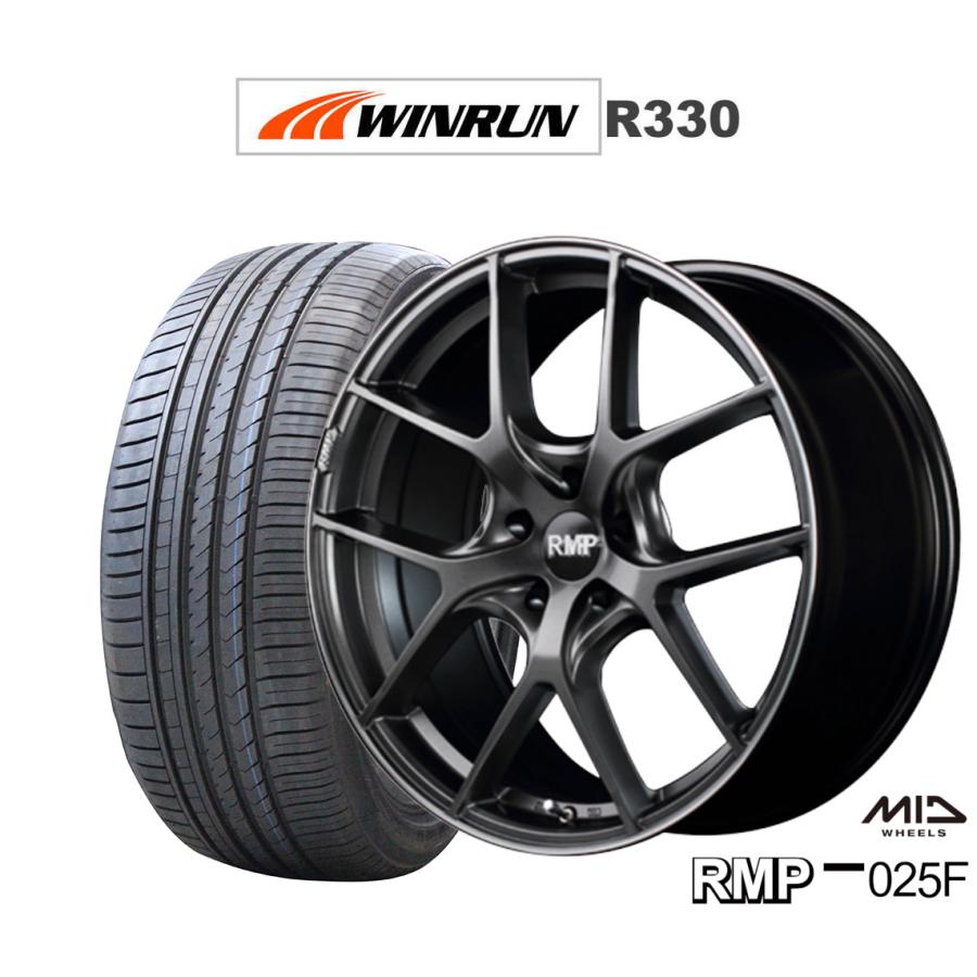 マルカサービス サマータイヤ ホイール4本セット MID RMP 025F WINRUN 