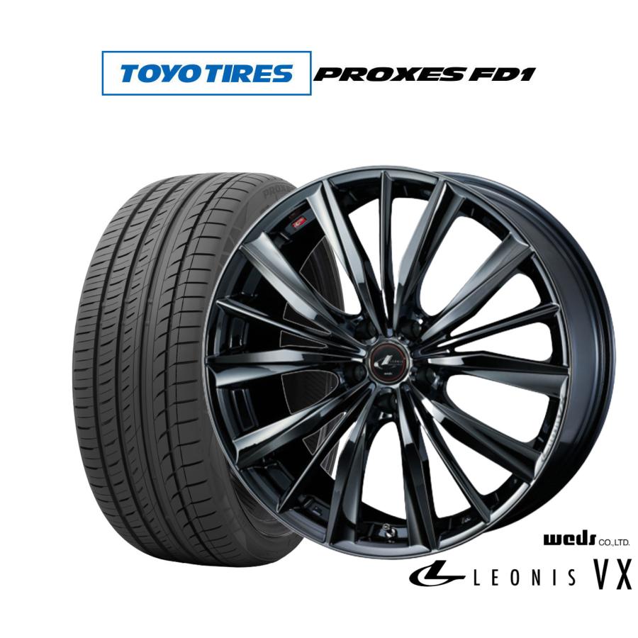 サマータイヤ ホイール4本セット ウェッズ レオニス VX トーヨータイヤ 