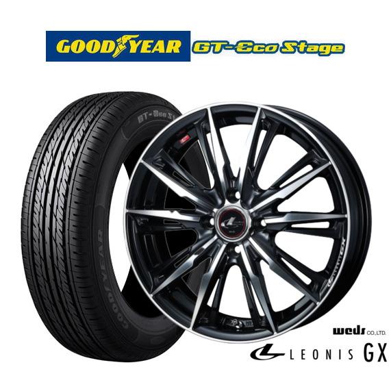 交換送料無料 サマータイヤ ホイール4本セット ステージ ウェッズ レオニス Gx グッドイヤー Gt エコ