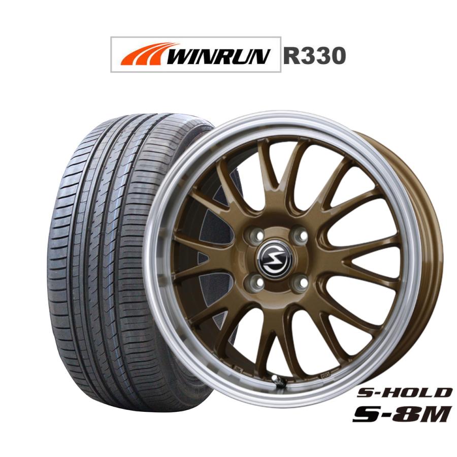 サマータイヤ ホイール4本セット BADX エスホールド S-8M WINRUN