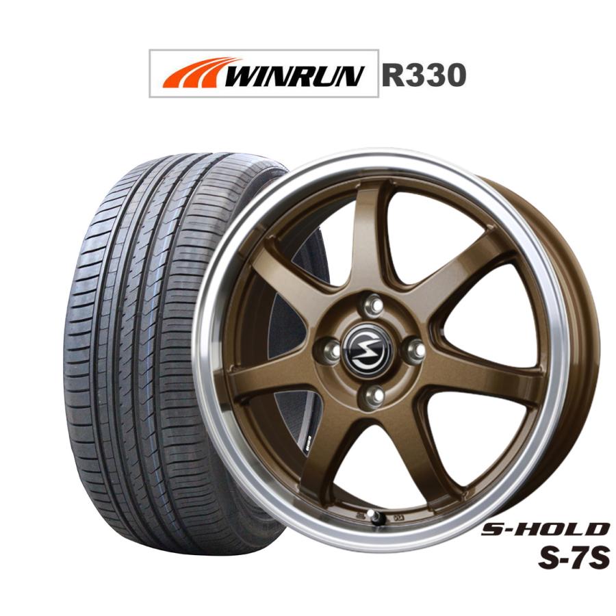 サマータイヤ ホイール4本セット BADX エスホールド S-7S WINRUN