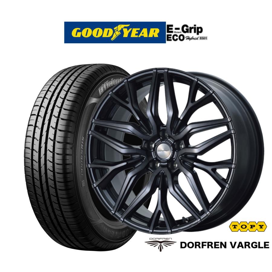 サマータイヤ ホイール4本セット トピー ドルフレン ヴァーゲル グッドイヤー エフィシエント グリップ エコ EG01 215/50R17 サマータイヤ ホイール4本セット モンツァ JP STYLE MJ-V グッドイヤー エフィシエント グリップ エコ EG01 175 70R14