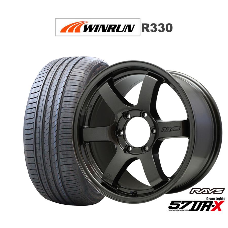 WINRUN 4本ホイール込みセット RAYS サマータイヤ ホイール4本セット レイズ グラムライツ 57 DR-X
