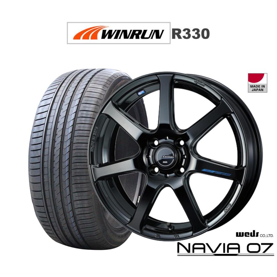 深溝 激安 235/55R19 ウインラン R330 サマータイヤ 4本 WEDS サマータイヤ ホイール4本セット ウェッズ レオニス