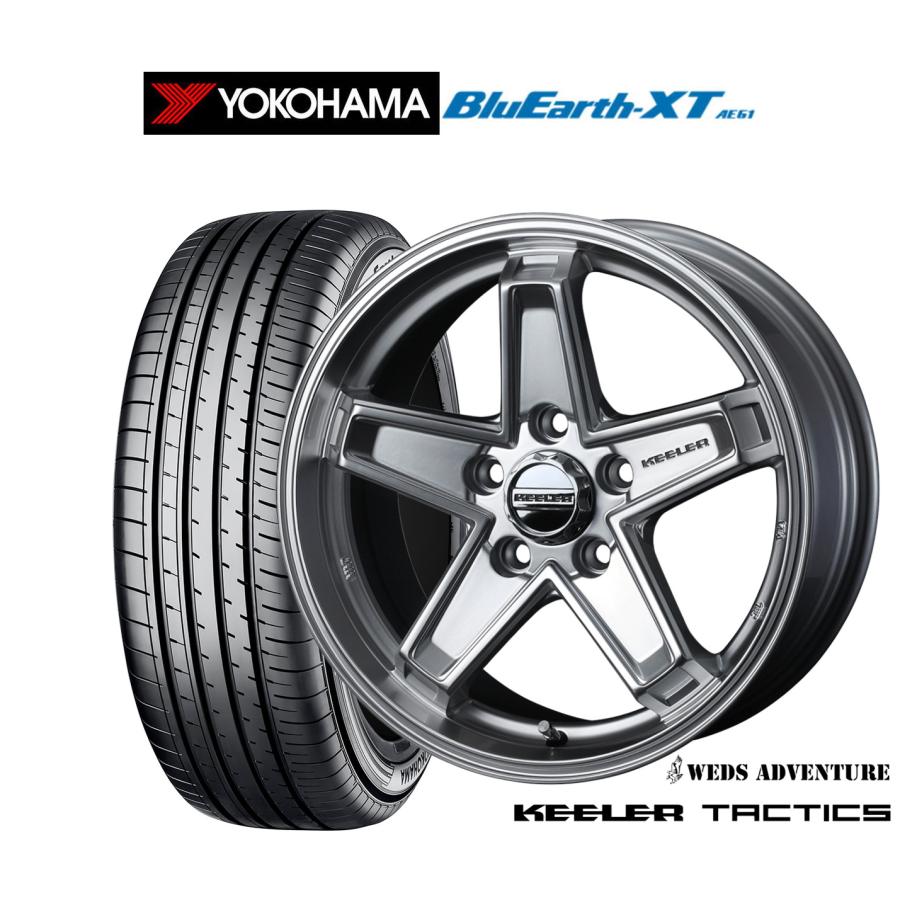 サマータイヤ ホイール4本セット ウェッズ アドベンチャー キーラータクティクス ヨコハマ BluEarth ブルーアース XT (AE61) 215/70R16