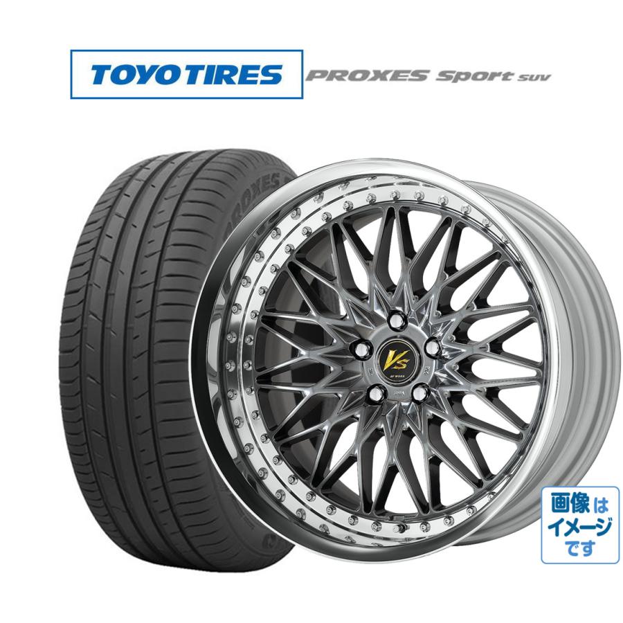 サマータイヤ ホイール4本セット ワーク VS XV トーヨータイヤ プロクセス PROXES スポーツ SUV 255/55R19 set