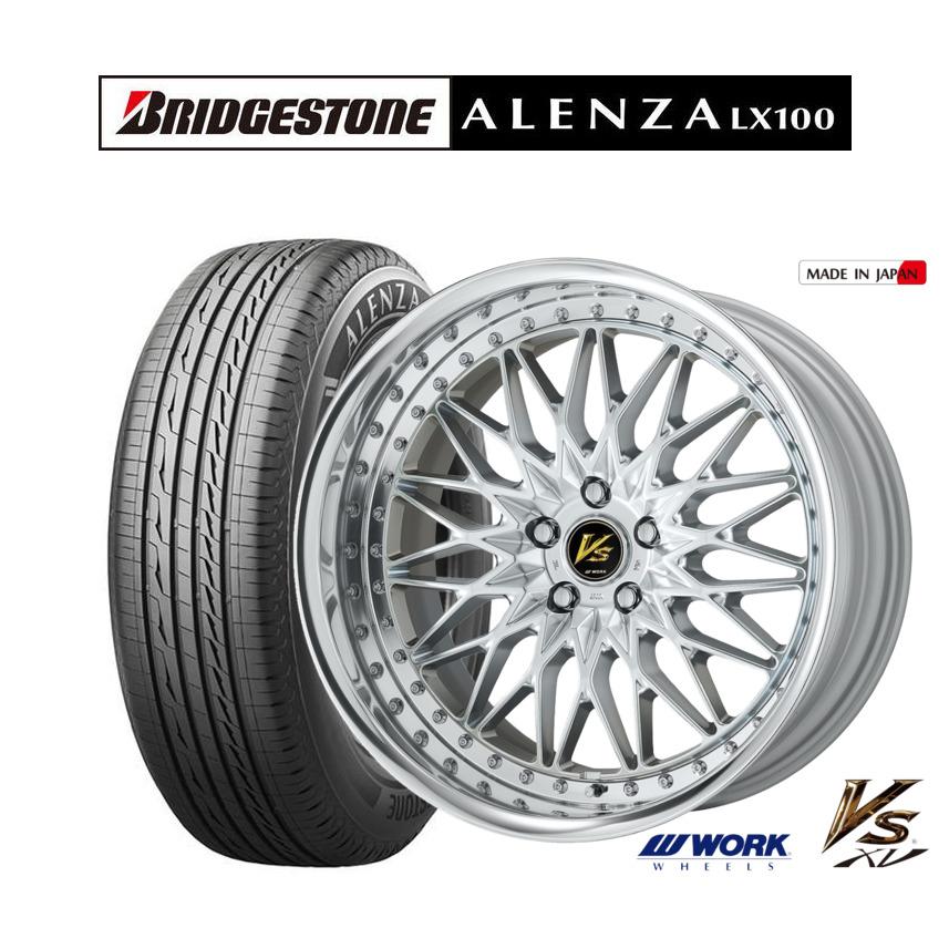 20インチクレンツェ／アクエルド＆アレンザ LX100 4本 サマータイヤ ホイール4本セット ワーク VS XV ブリヂストン ALENZA