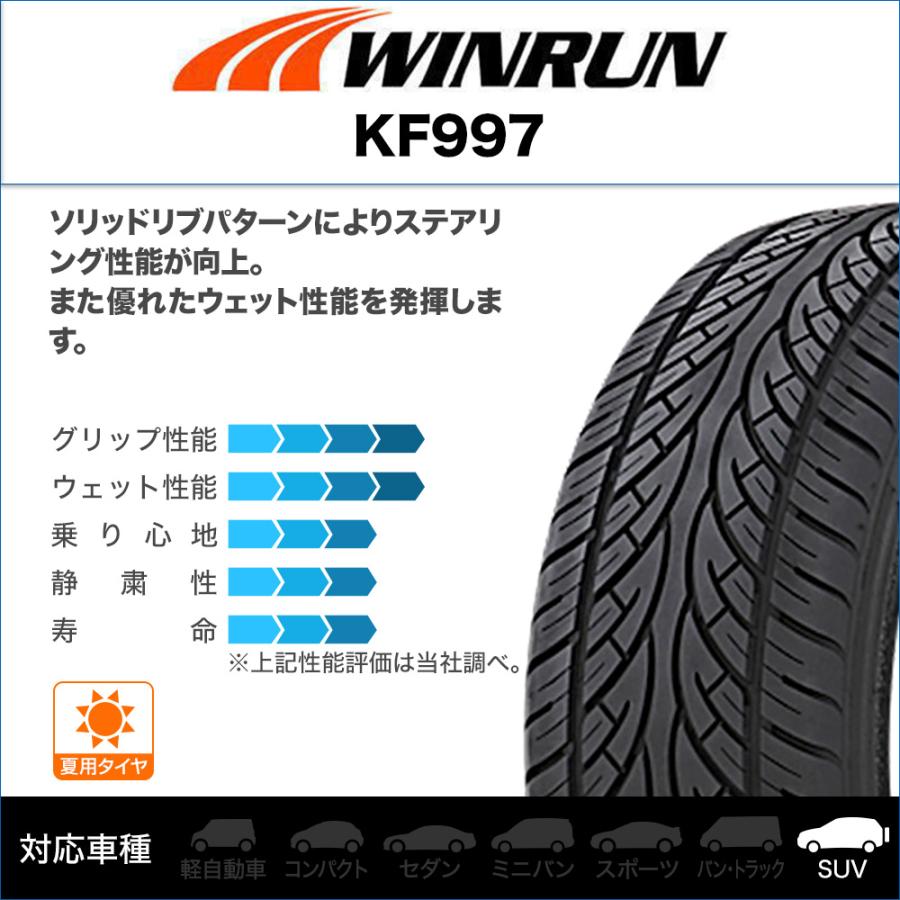 サマータイヤ ホイール4本セット ワーク VS XV WINRUN ウインラン KF997 265/50R20｜carport-maluzen｜02