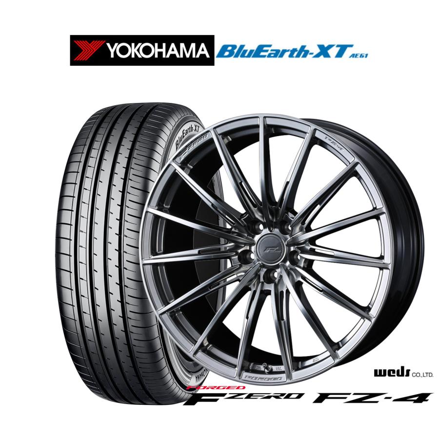 サマータイヤ ホイール4本セット ウェッズ F-ZERO FZ-4 ヨコハマ BluEarth ブルーアース XT (AE61) 235/60R18