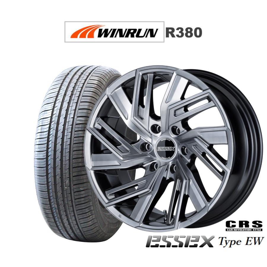 サマータイヤ ホイール4本セット CRS ESSEX エセックス EW-17 WINRUN ウインラン R380 215/60R17 ...