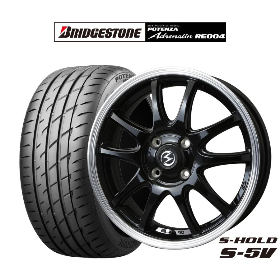 サマータイヤ ホイール4本セット BADX エスホールド S-5V ブリヂストン 