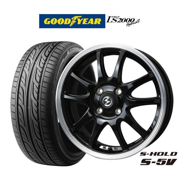 サマータイヤ ホイール4本セット BADX エスホールド S-5V グッドイヤー 