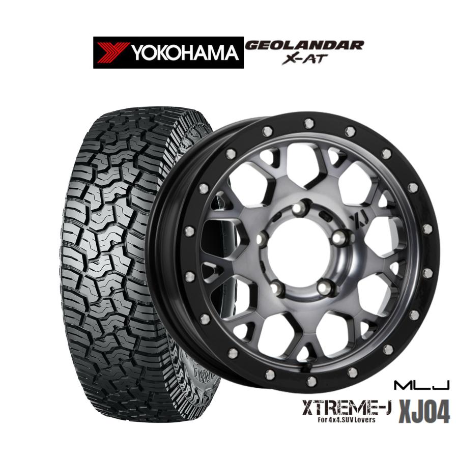 ジオランダーX-ATとXTREME-JXJ04タイヤホイールセット サマータイヤ ホイール4本セット MLJ エクストリーム XJ04 ヨコハマ