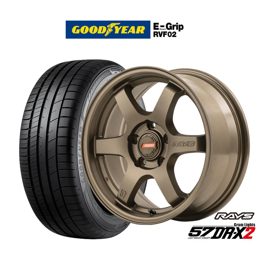 RAYS サマータイヤ ホイール4本セット レイズ グラムライツ 57 DR-X2