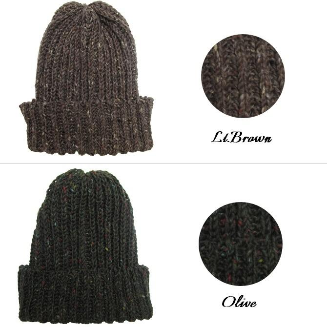 HIGHLAND 2000（ハイランド2000） ニットキャップ ネップ リブ編み