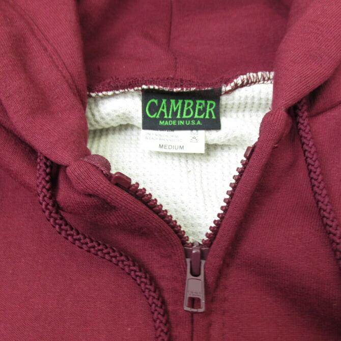CAMBER キャンバー 131 パーカー ジップ スウェット メンズ レディース 無地 プルオーバー 厚手 サーマル MADE IN USA 肉厚 米国製 ポケT 12.5oz | CAMBER | 07