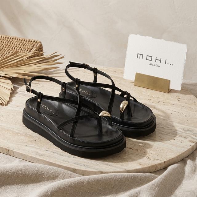 MOHI（モヒ） サンダル レースアップ 19024-621スペイン 厚底 