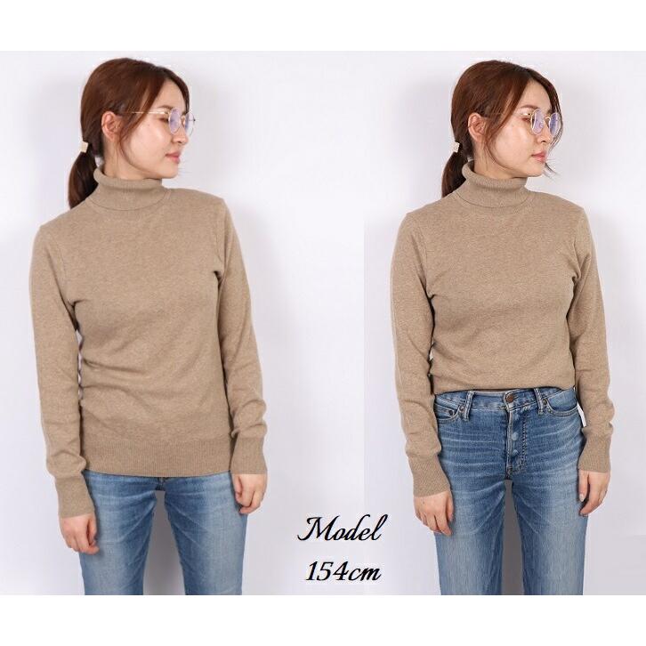 GICIPI ジチピ ニット カットソー タートル 25FW レディース タートルネック セーター 2413A 長袖 イタリア製 トップスの画像