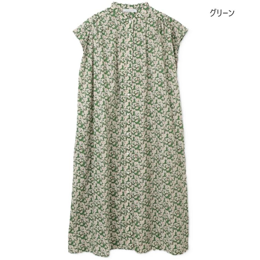 Pont de Chalons（ポンデシャロン） リーフプリントワンピース