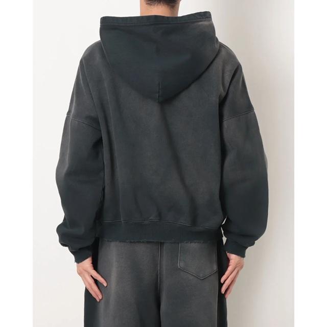 MOOJIMOOJI OVERSIZED ZIPUP HOODIE AGED ムージームージー / オーバー