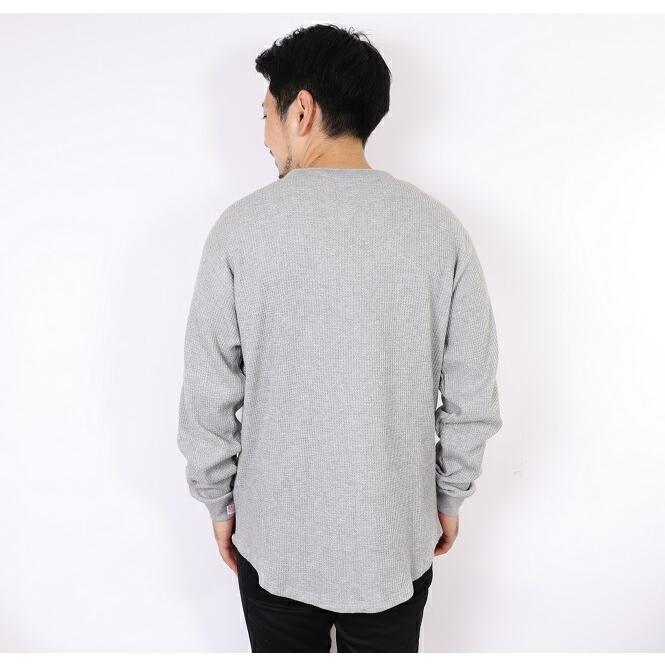 Goodwear（グッドウェア） ヘンリーネック ワッフル サーマル 長袖 t
