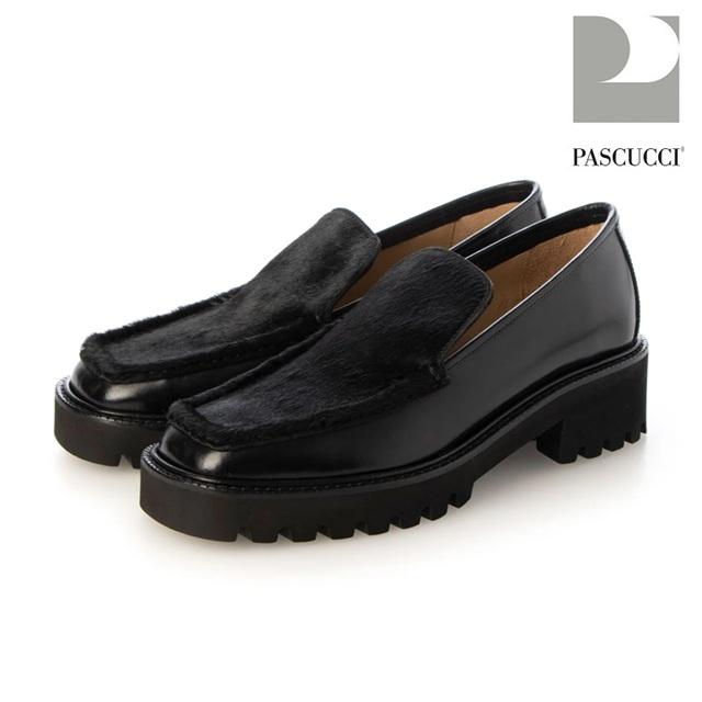 パスクッチ PASCUCCI ローファー レディース ハラコローファー 
