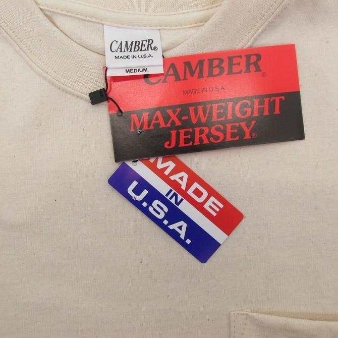 CAMBER キャンバー 301 XXL マックスウェイト Tシャツ メンズ レディース 無地 半袖 厚手 クルーネック ビッグシルエットの画像