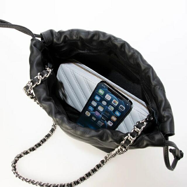 Marco Masi マルコマージ ミニ 巾着 ショルダーバッグ チェーン