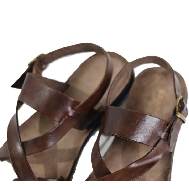 BRADOR ブラドール サンダル レディース 本革 レザー 牛革 シンプル 夏